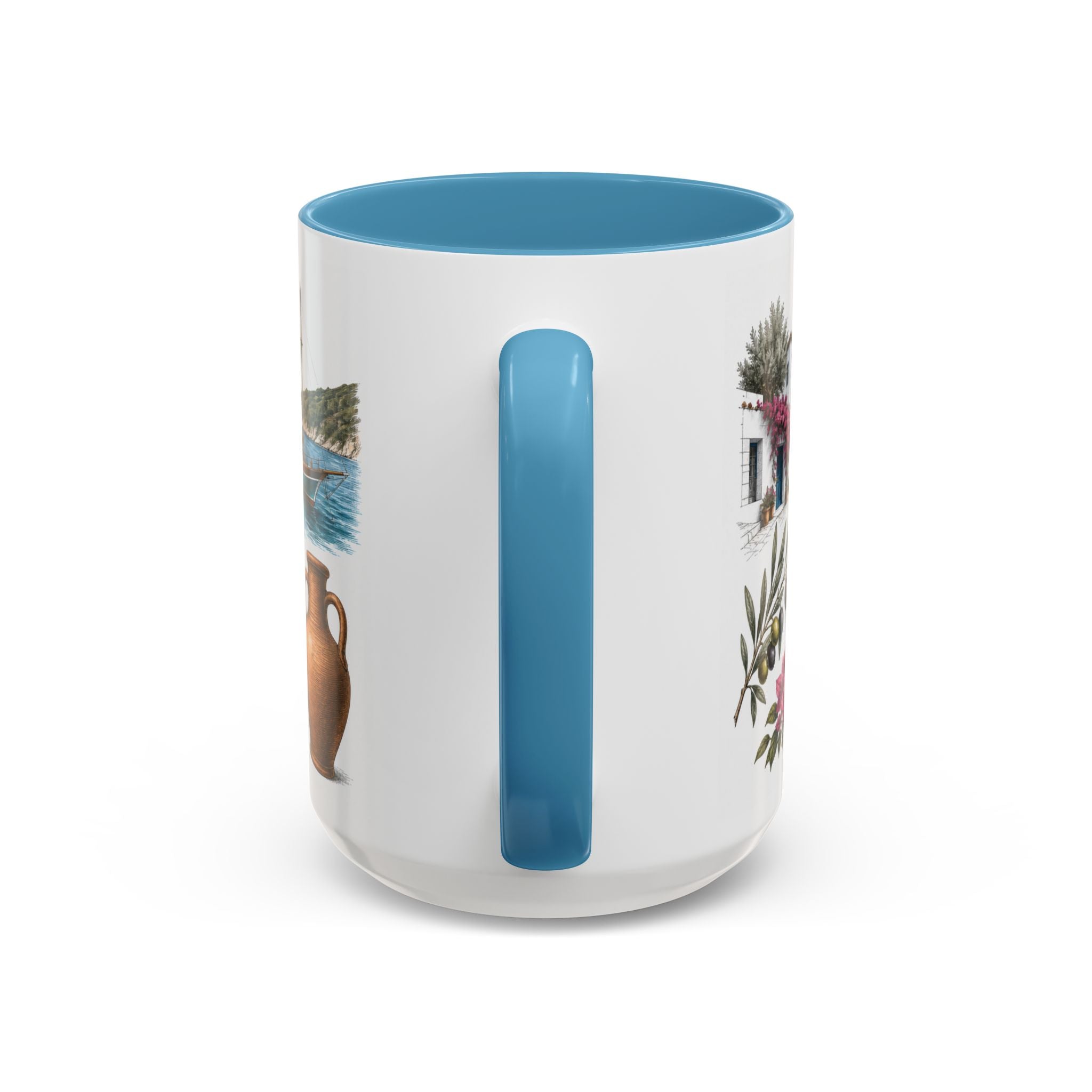 Mugla Coffee Mug | Turkey Travel Souvenir | Vintage Illustrated City Gift | 11 oz 15 oz Accent Mug