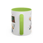 Best Teacher Ever Coffee Mug | Teacher Appreciation Gift | Accent Color Ceramic 11oz 15oz