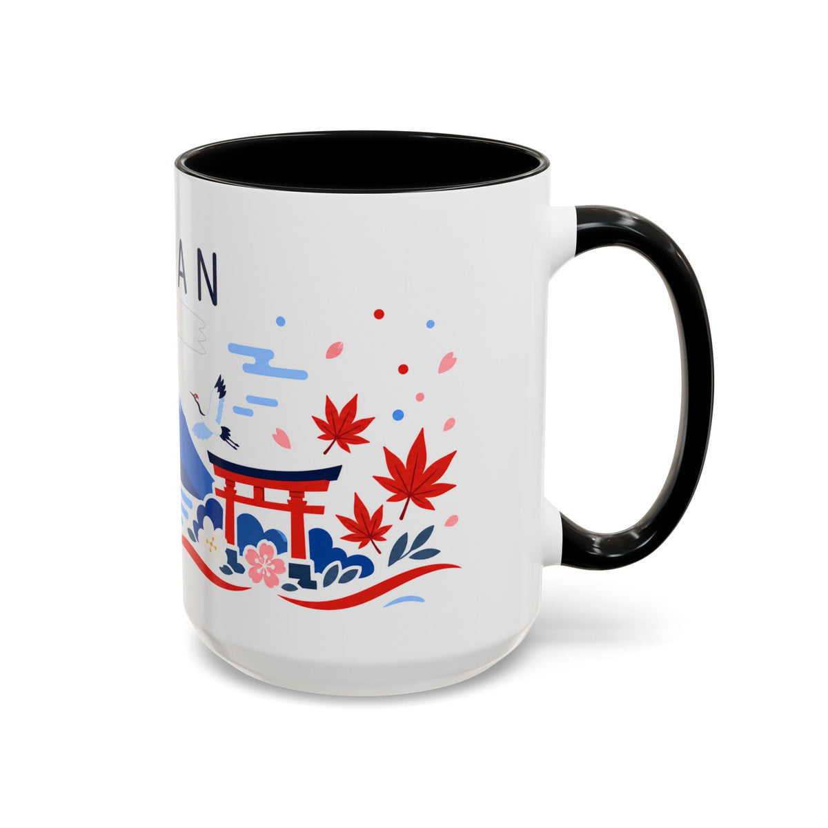 Japan Coffee Mug | Travel Souvenir Accent Mug | Country Gift Ceramic Cup 11oz 15oz