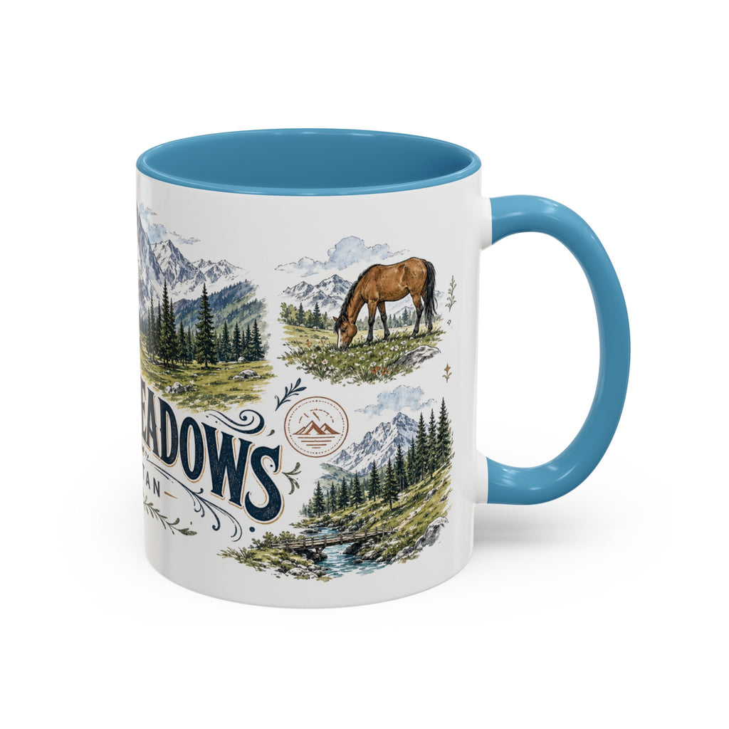 Fairy Meadows Mug, Pakistan Travel Souvenir, Bucket List Gift, Accent Ceramic Coffee Mug 11oz 15oz