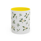 Florida Orange blossom Mug, State Flower Floral Coffee Cup, 11oz Botanical Gift