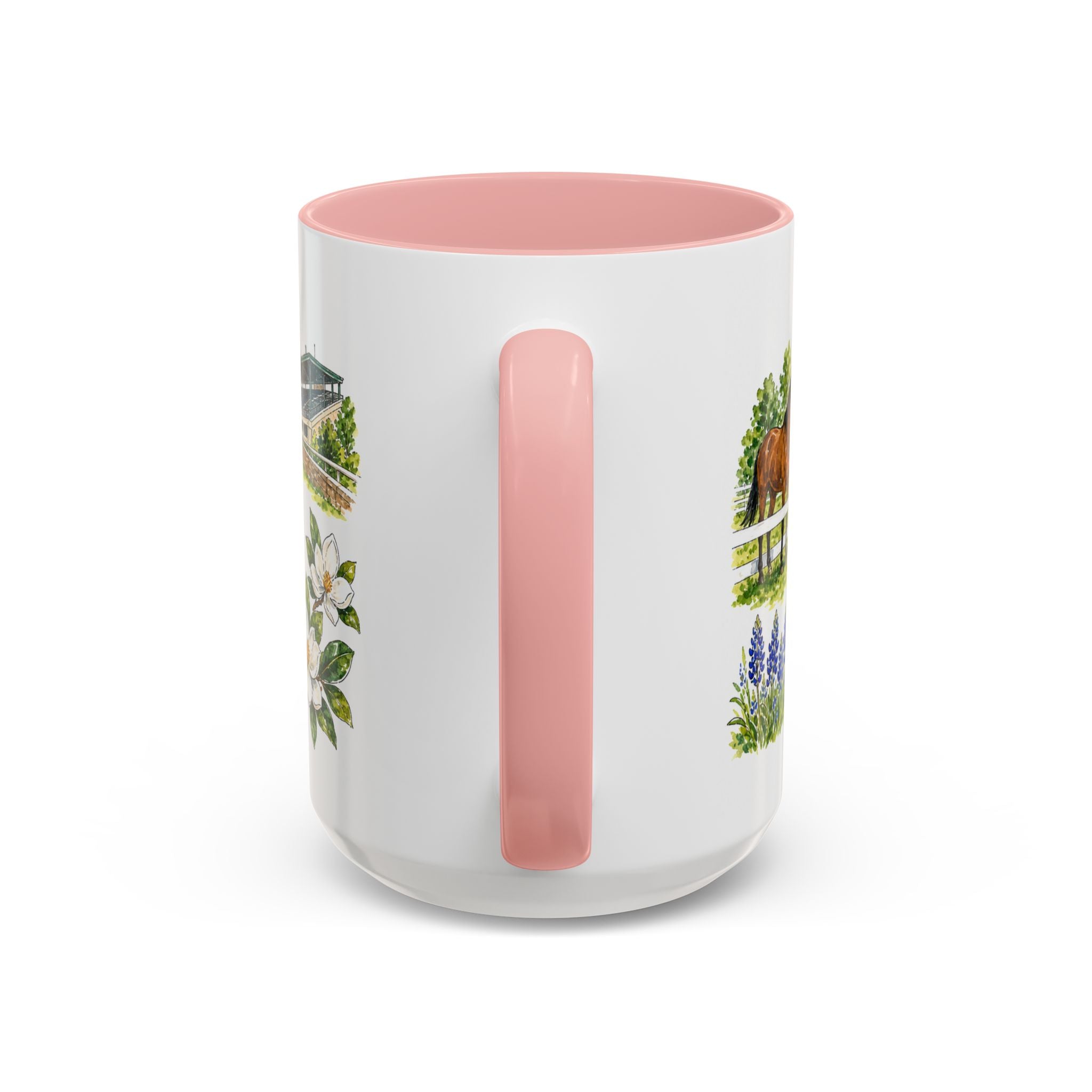 Lexington Illustrated Travel Mug | City Souvenir Accent Coffee Mug | 11oz 15oz Ceramic Cup