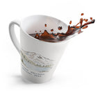 Lassen Volcanic National Park Latte Mug | Pastel Watercolor Nature Coffee Cup | 12 oz Travel Souvenir Gift