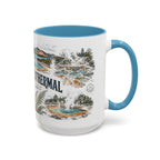 Rotorua Geothermal Mug, New Zealand Travel Souvenir, Bucket List Gift, Accent Ceramic Coffee Mug 11oz 15oz