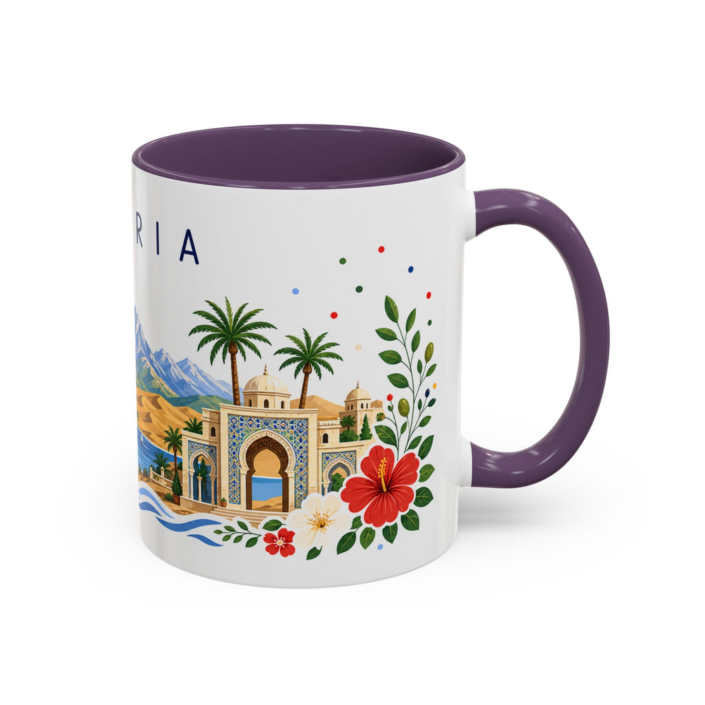 Algeria Coffee Mug | Travel Souvenir Accent Mug | Place Gift Ceramic Cup 11oz 15oz
