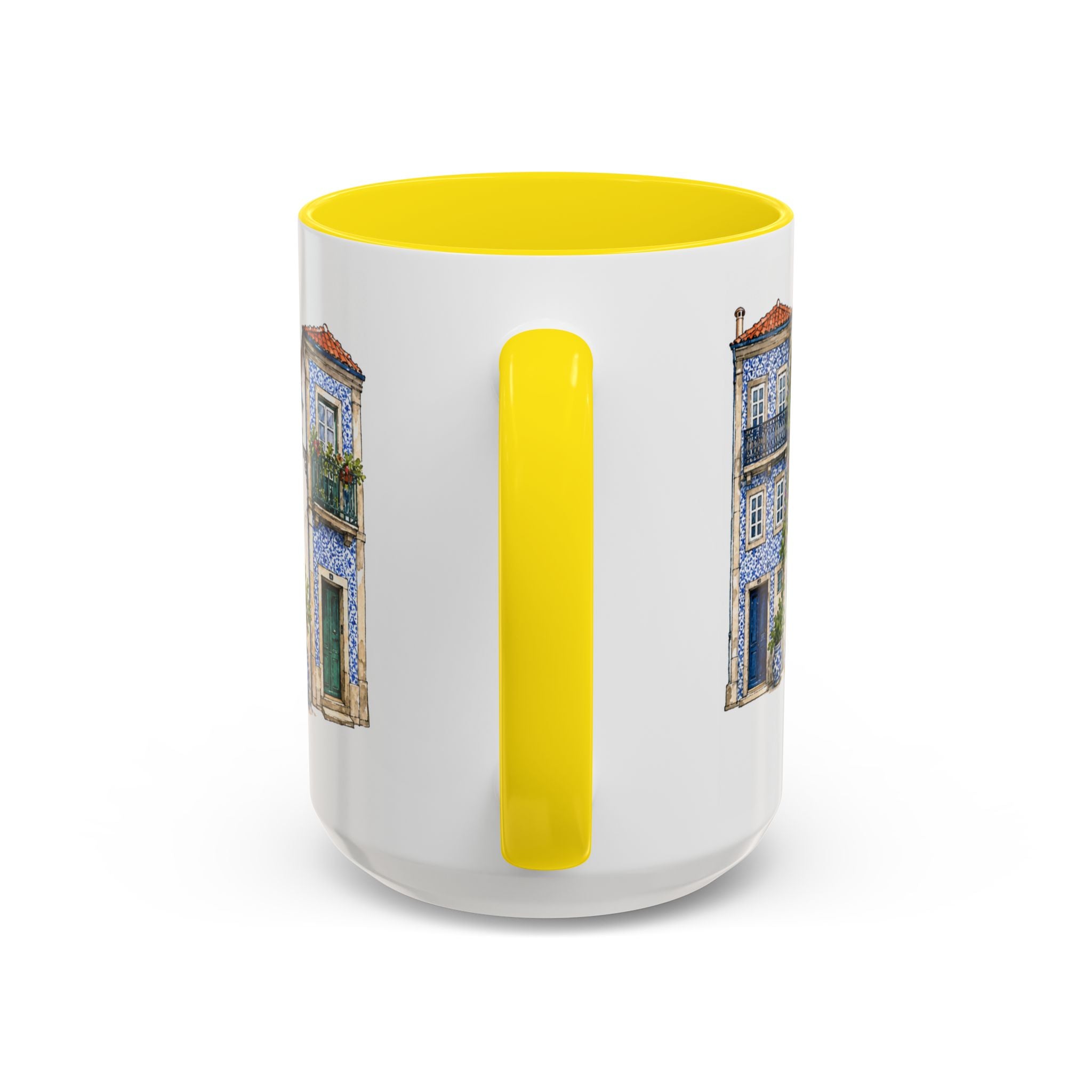 Porto Illustrated Travel Mug | City Souvenir Accent Coffee Mug | 11oz 15oz Ceramic Cup