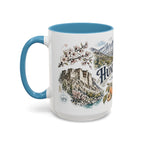Hunza Valley Mug, Pakistan Travel Souvenir, Bucket List Gift, Accent Ceramic Coffee Mug 11oz 15oz