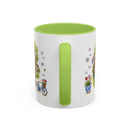 Giethoorn Illustrated Travel Mug | Netherlands Souvenir Accent Coffee Mug | 11oz 15oz Ceramic Cup