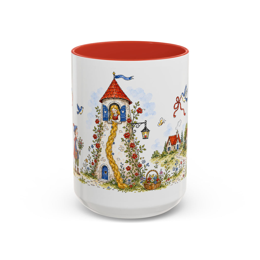 Rapunzel Mug | Tower Storybook Fairy Tale Accent Coffee Mug | EveryLegend