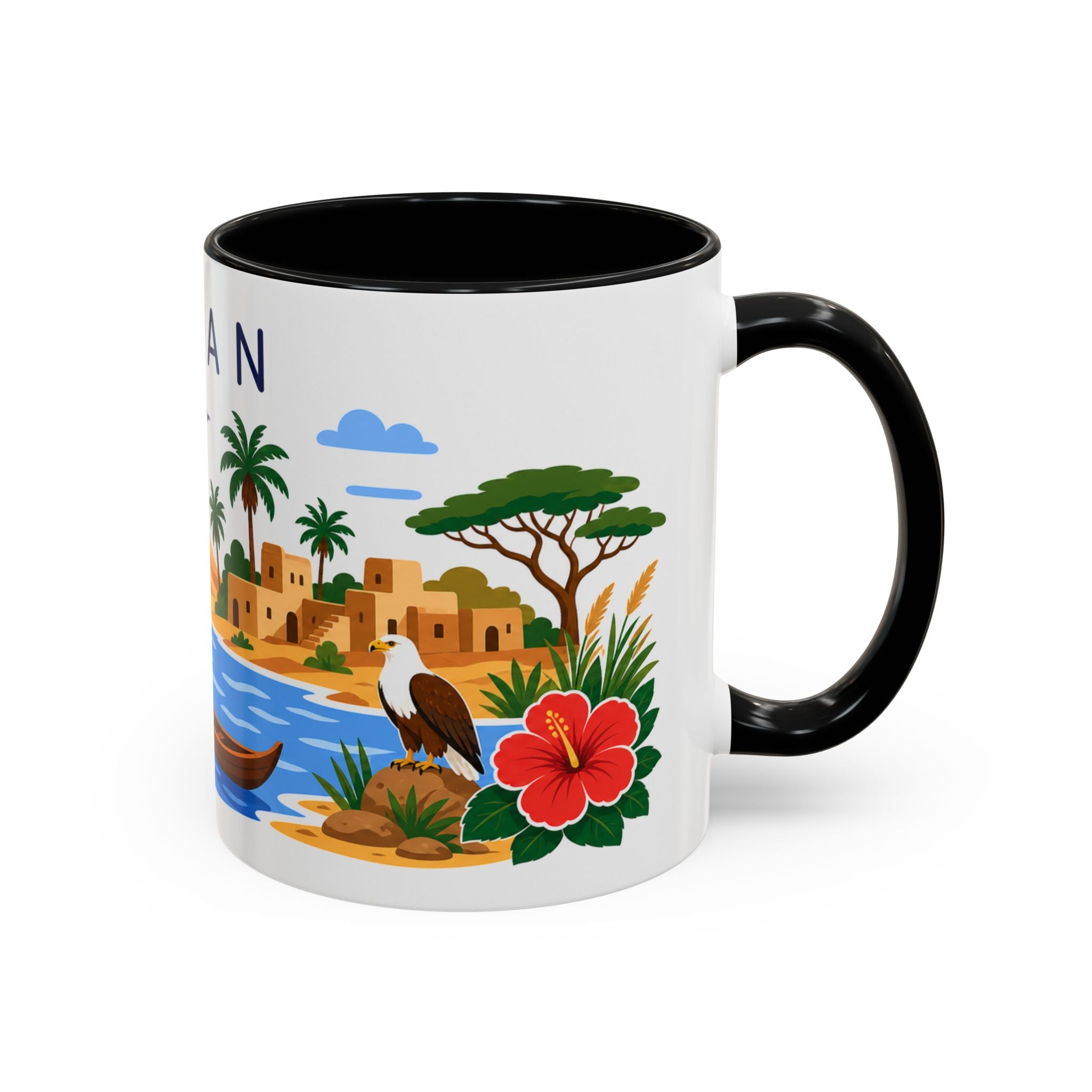 Sudan Home Country Mug | Moving Away Gift | Long Distance Friendship | 11 oz 15 oz Accent Mug