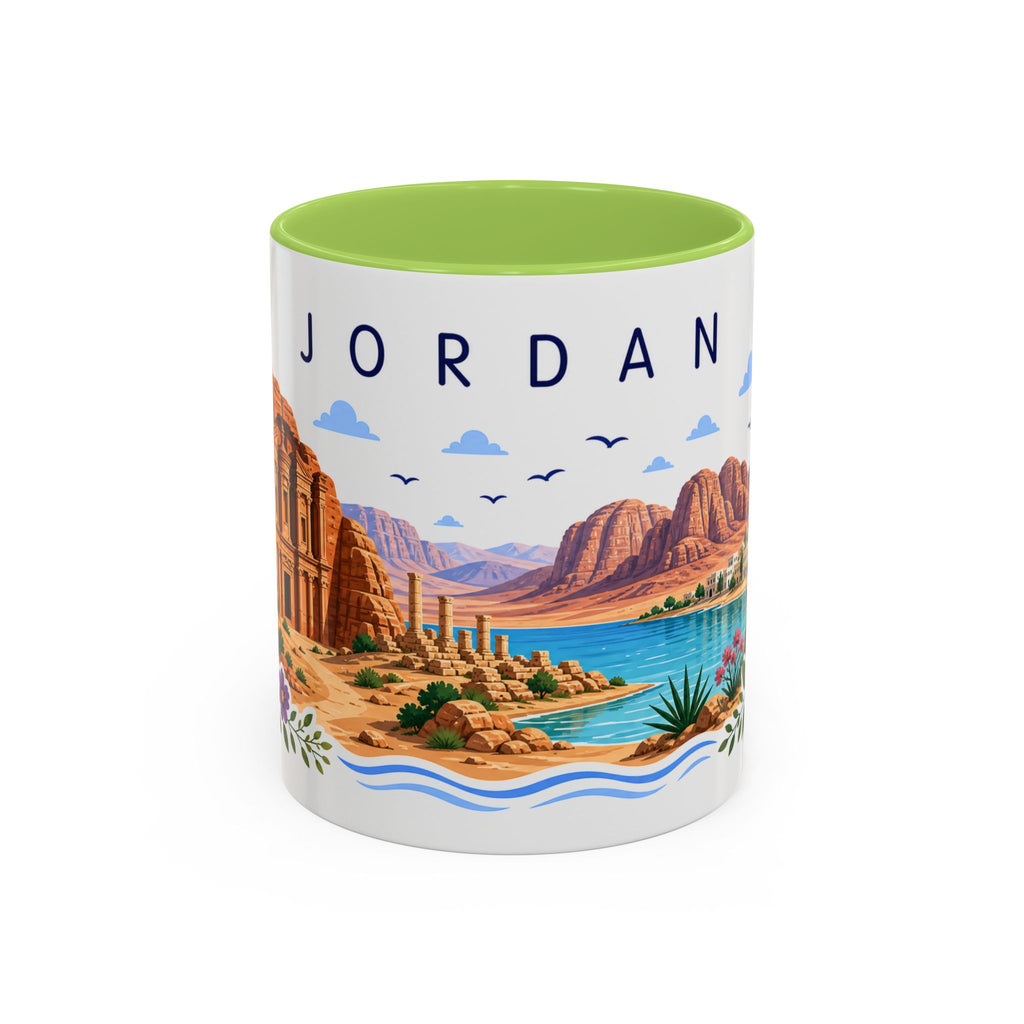 Jordan Coffee Mug | Travel Souvenir Accent Mug | Place Gift Ceramic Cup 11oz 15oz