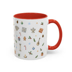 Rome Christmas Mug | Watercolor City Souvenir | Ceramic Coffee Cup