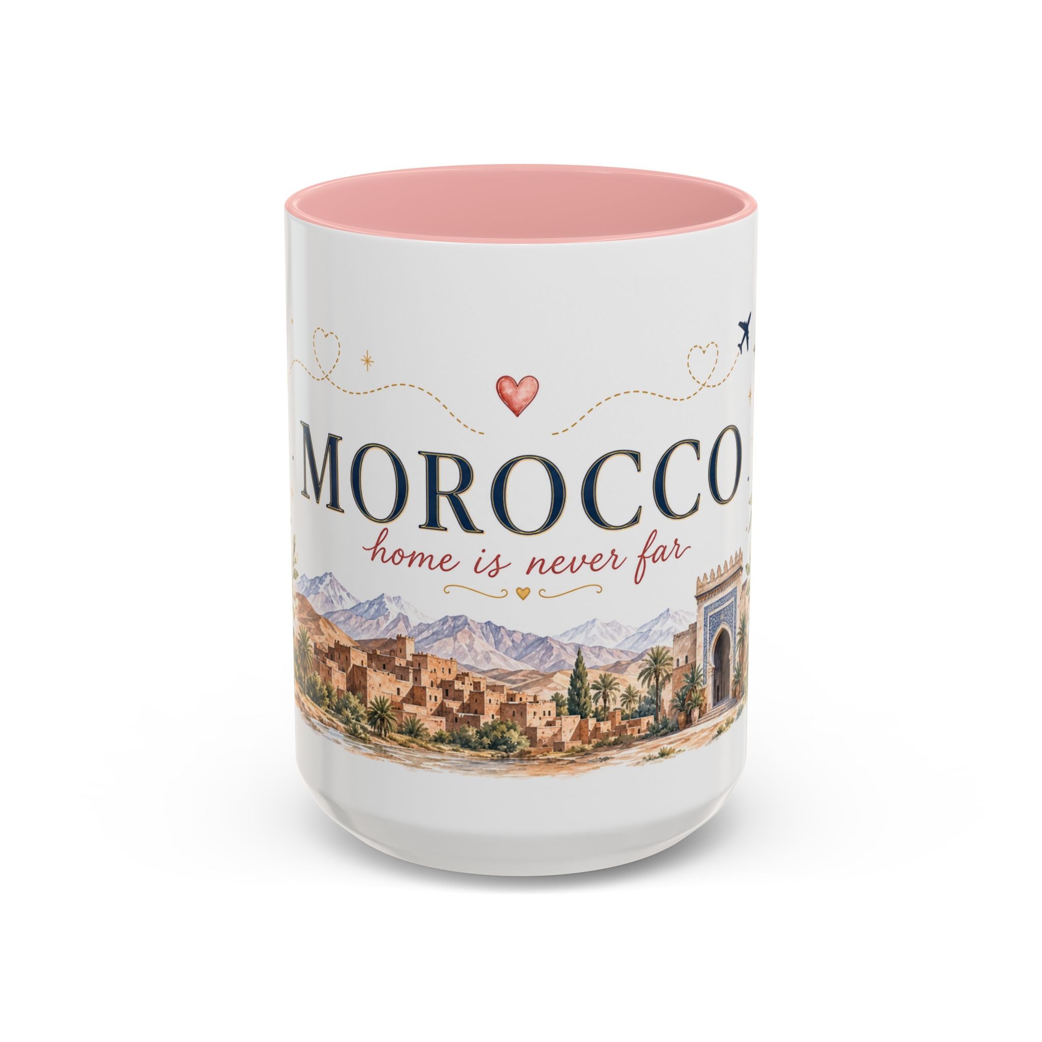 Morocco Home Country Mug | Moving Away Gift | Long Distance Friendship | 11 oz 15 oz Accent Mug