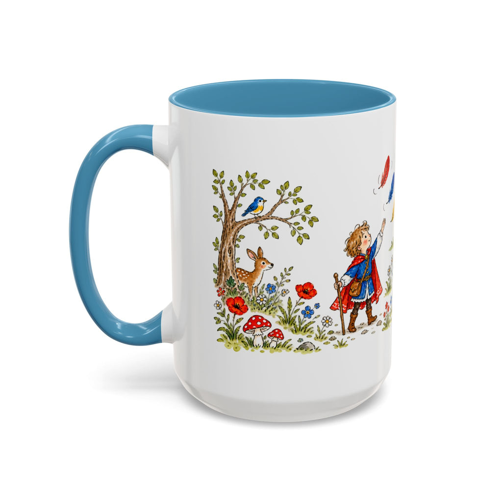 The Three Feathers Mug | Storybook Fairy Tale Accent Coffee Mug | EveryLegend