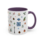 Washington DC Christmas Mug | Watercolor City Souvenir | Ceramic Coffee Cup 11oz 15oz