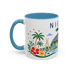 Nigeria Coffee Mug | Travel Souvenir Accent Mug | Country Gift Ceramic Cup 11oz 15oz
