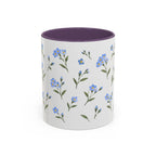 Alaska Forget-me-not Mug, State Flower Floral Coffee Cup, 11oz Botanical Gift
