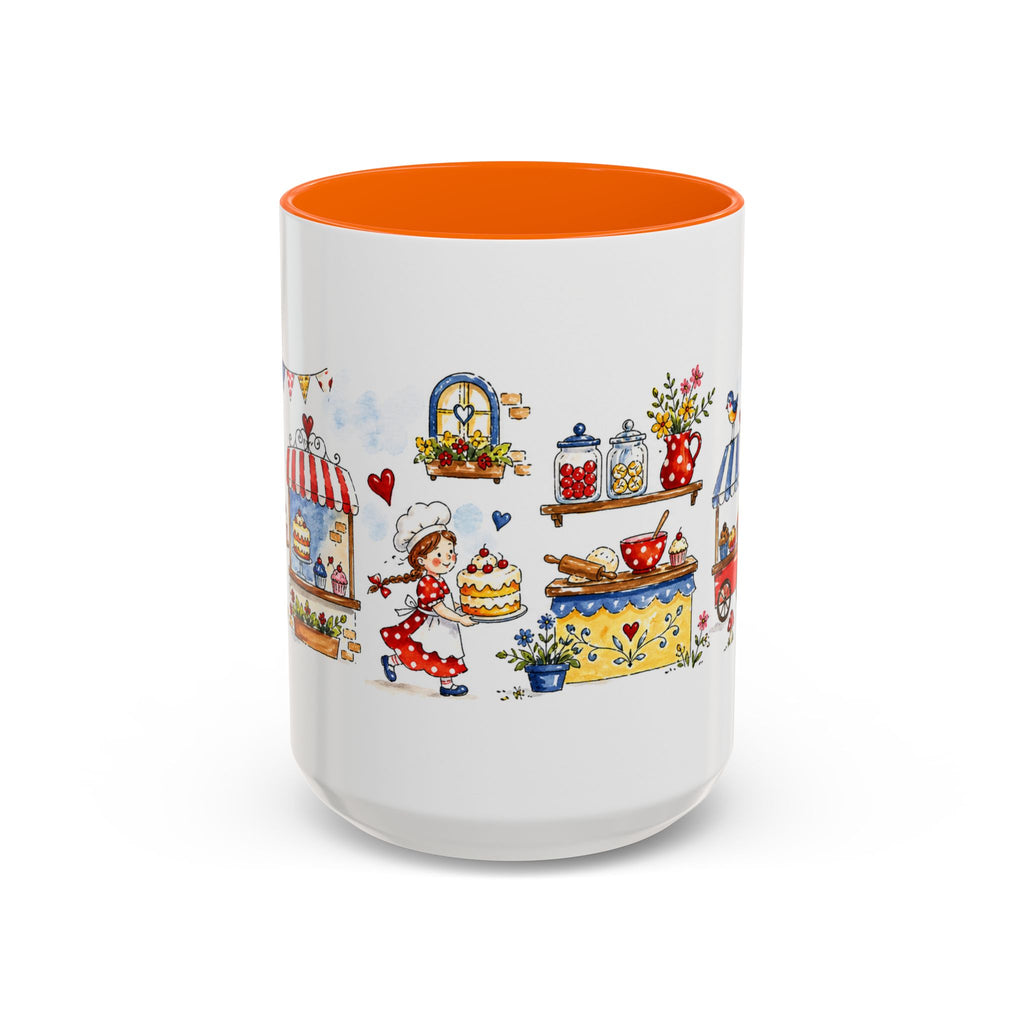 Cozy Bakery Village Mug | Storybook Pastry Accent Coffee Mug | EveryLegend