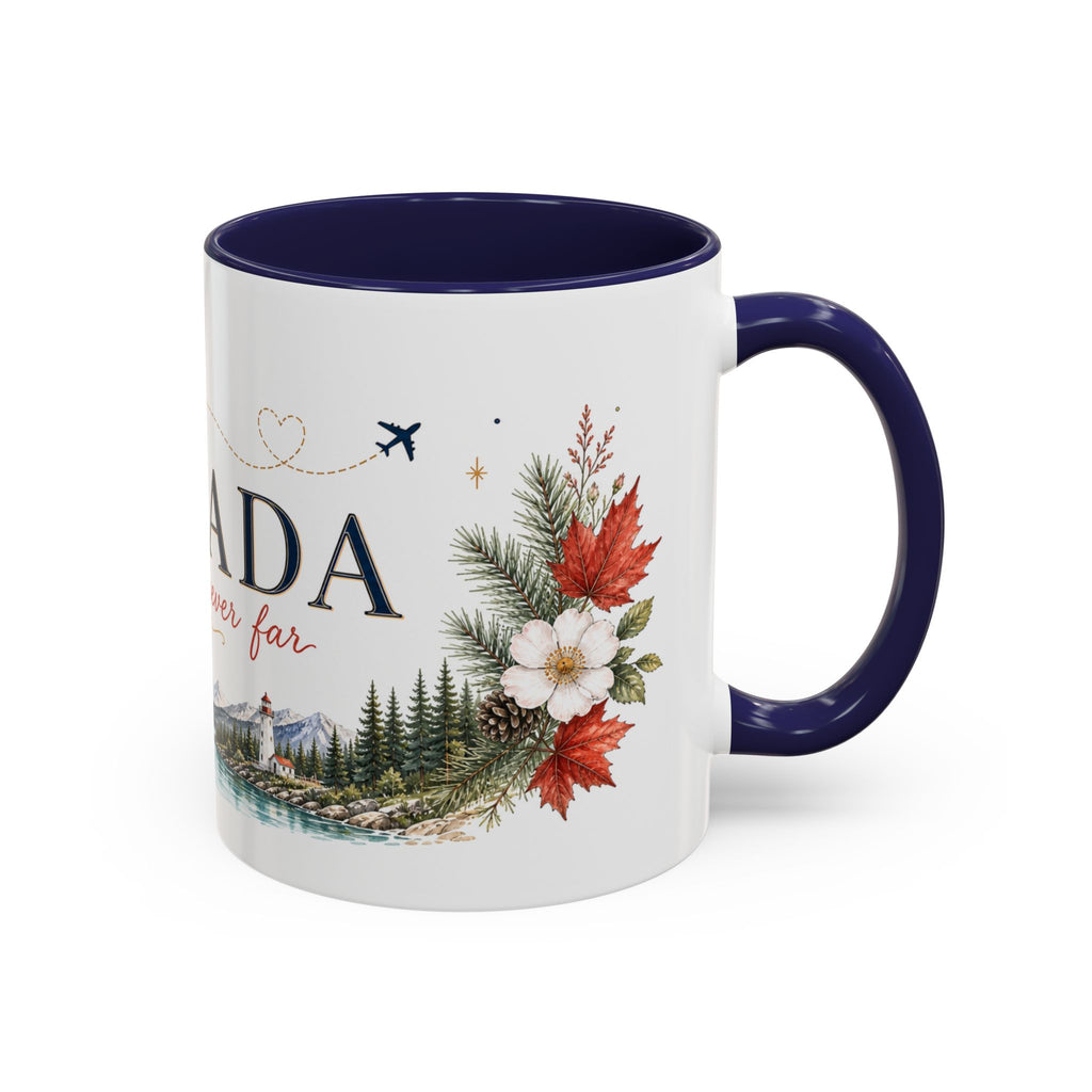 Canada Home Country Mug | Moving Away Gift | Long Distance Friendship | 11 oz 15 oz Accent Mug