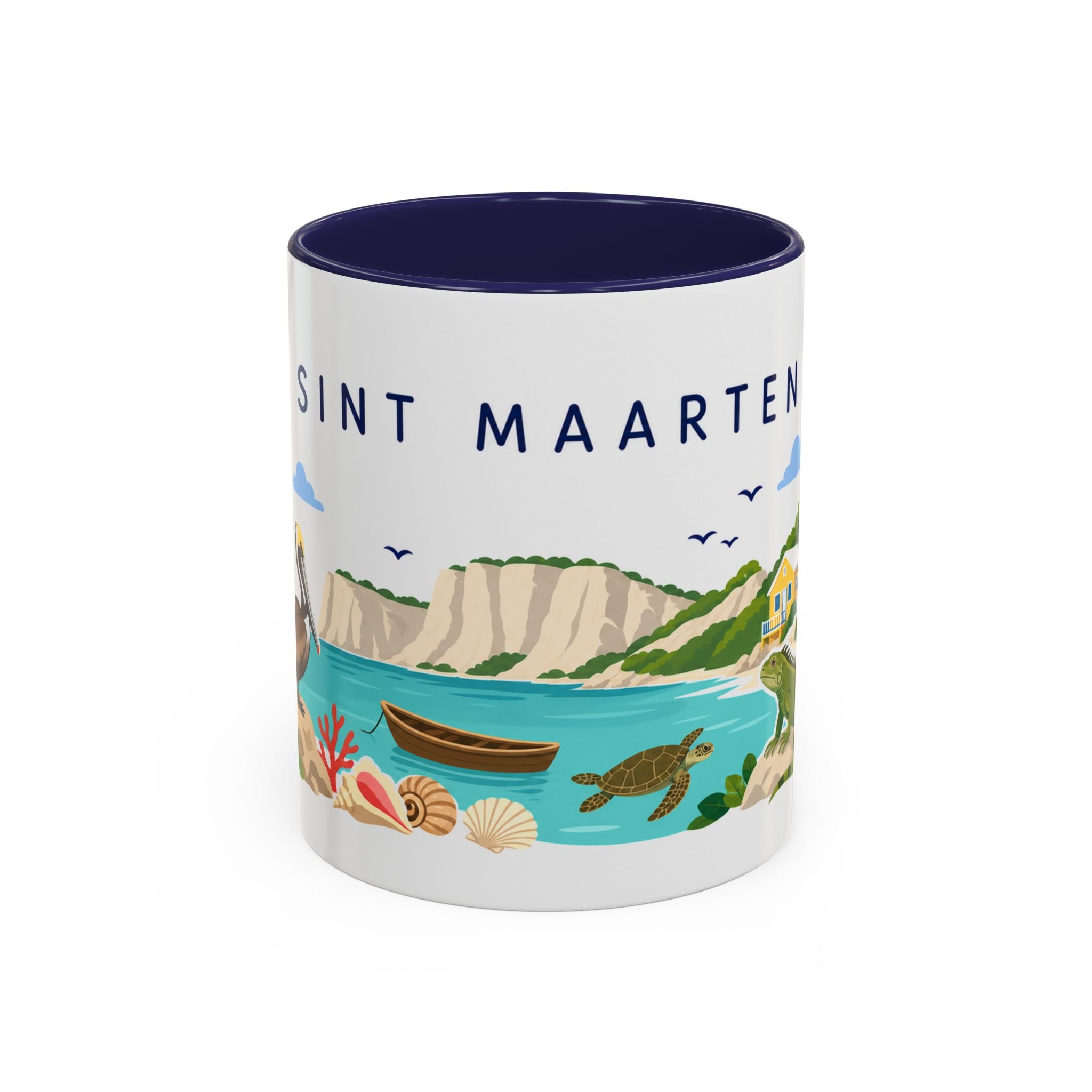 Sint Maarten Coffee Mug | Travel Souvenir Accent Mug | Country Gift Ceramic Cup 11oz 15oz