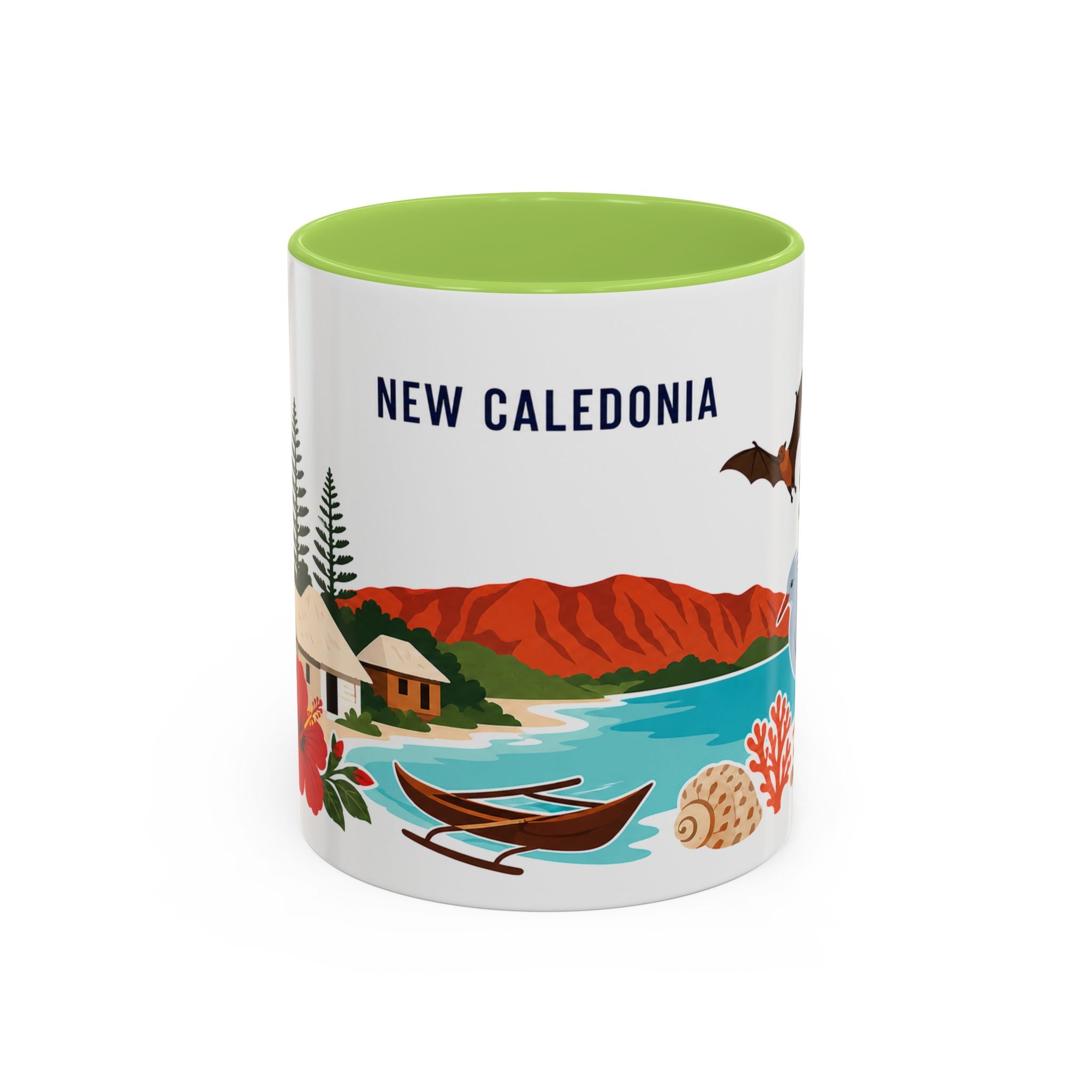 New Caledonia Coffee Mug | Travel Souvenir Accent Mug | Country Gift Ceramic Cup 11oz 15oz