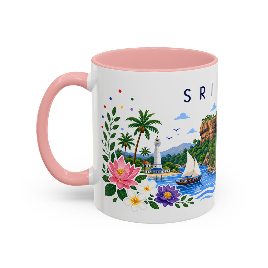 Sri Lanka Coffee Mug | Travel Souvenir Accent Mug | Place Gift Ceramic Cup 11oz 15oz