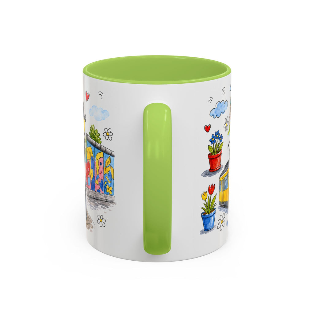 Berlin Travel Mug | European City Souvenir Accent Coffee Mug | 11oz 15oz Ceramic Cup