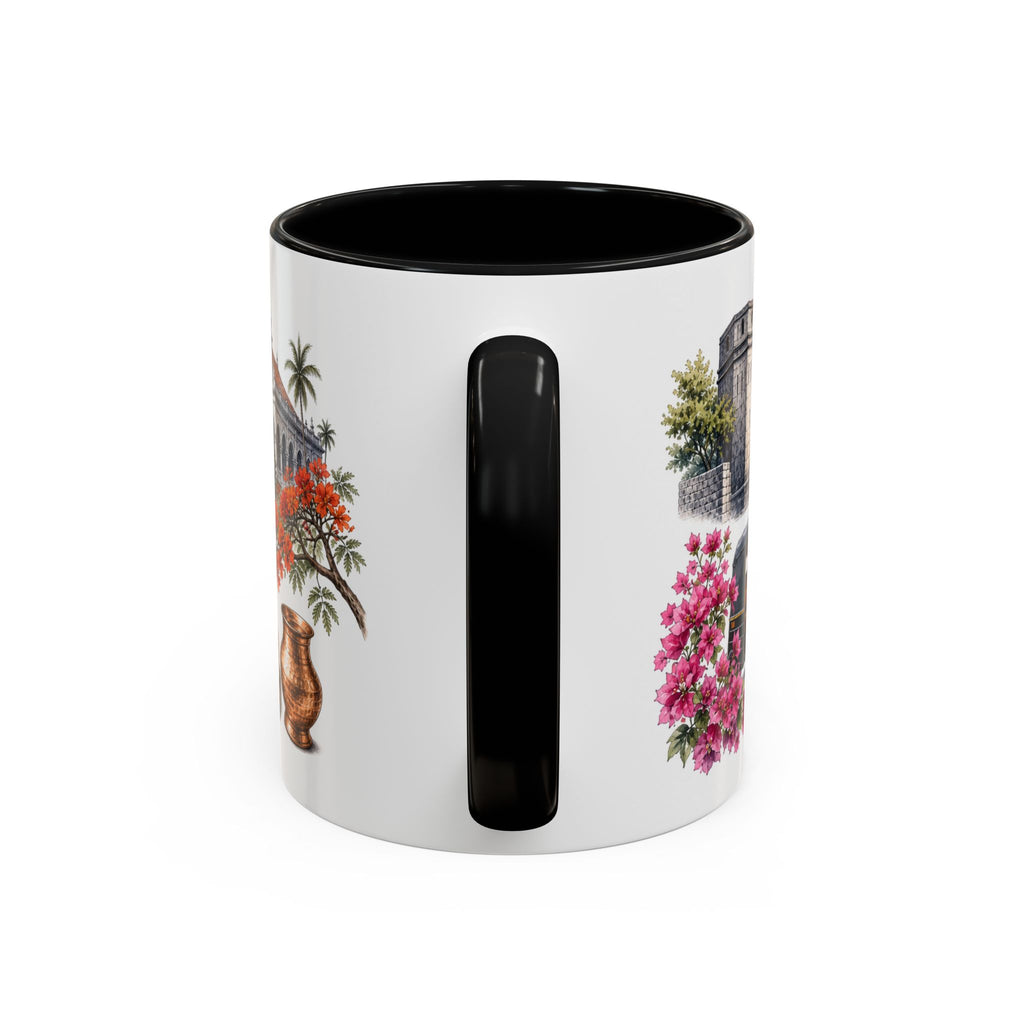 Pune Coffee Mug | India Travel Souvenir | Vintage Illustrated City Gift | 11 oz 15 oz Accent Mug
