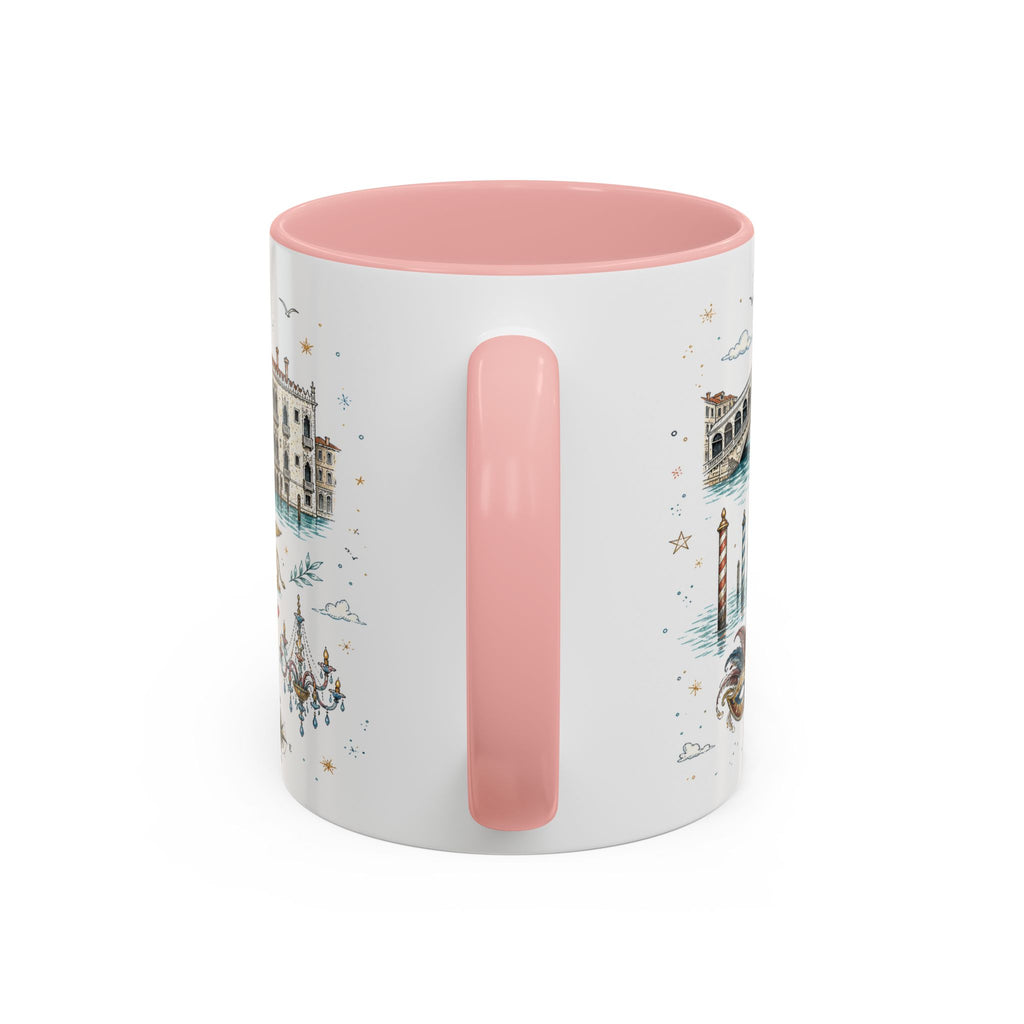 Venice Coffee Mug | Italy Souvenir Travel Gift | Accent Color Ceramic 11oz 15oz