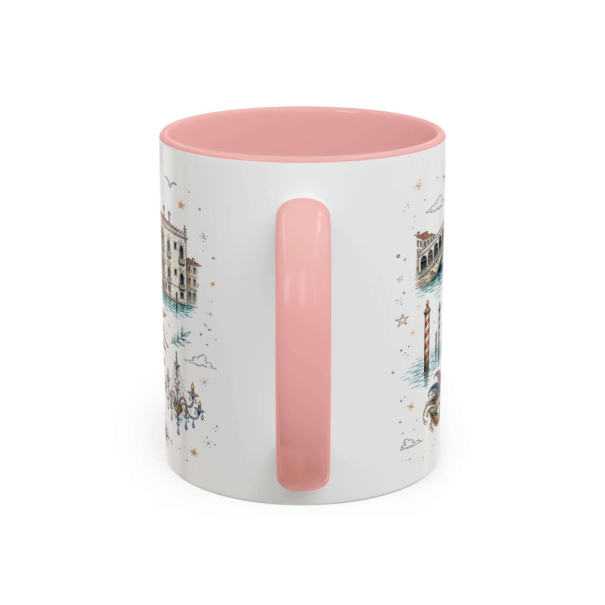 Venice Coffee Mug | Italy Souvenir Travel Gift | Accent Color Ceramic 11oz 15oz