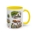 Seville Illustrated Travel Mug | City Souvenir Accent Coffee Mug | 11oz 15oz Ceramic Cup