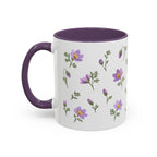 South Dakota Pasque Flower Mug, State Flower Floral Coffee Cup, 11oz Botanical Gift