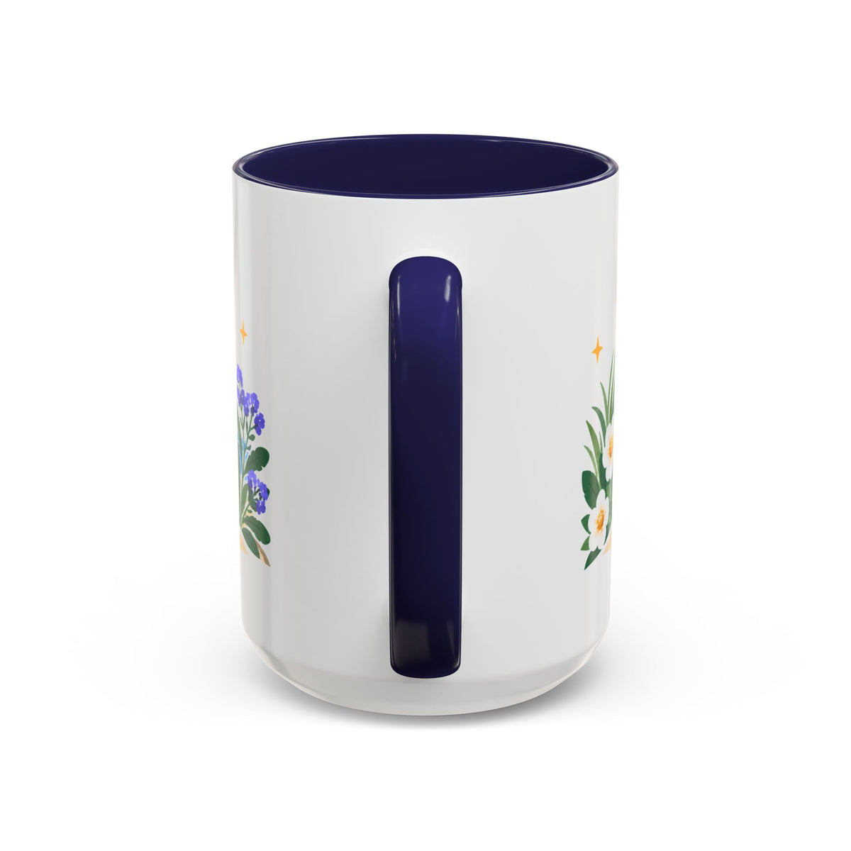 Cancer Zodiac Coffee Mug | Crab and Coastal Design | Astrology Birthday Gift | 11 oz 15 oz Ceramic Accent Mug