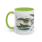 American Samoa National Park Coffee Mug | Pacific Island Rainforest Reef Gift | Accent Color Ceramic 11oz 15oz