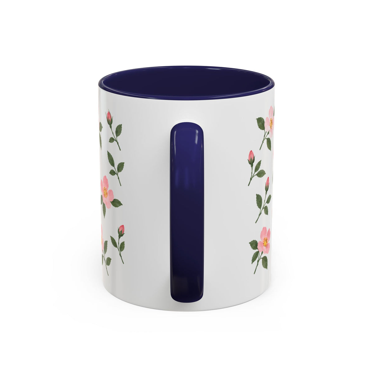 Iowa Wild Rose Mug, State Flower Floral Coffee Cup, 11oz Botanical Gift