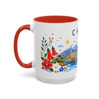 Chile Coffee Mug | Travel Souvenir Accent Mug | Place Gift Ceramic Cup 11oz 15oz