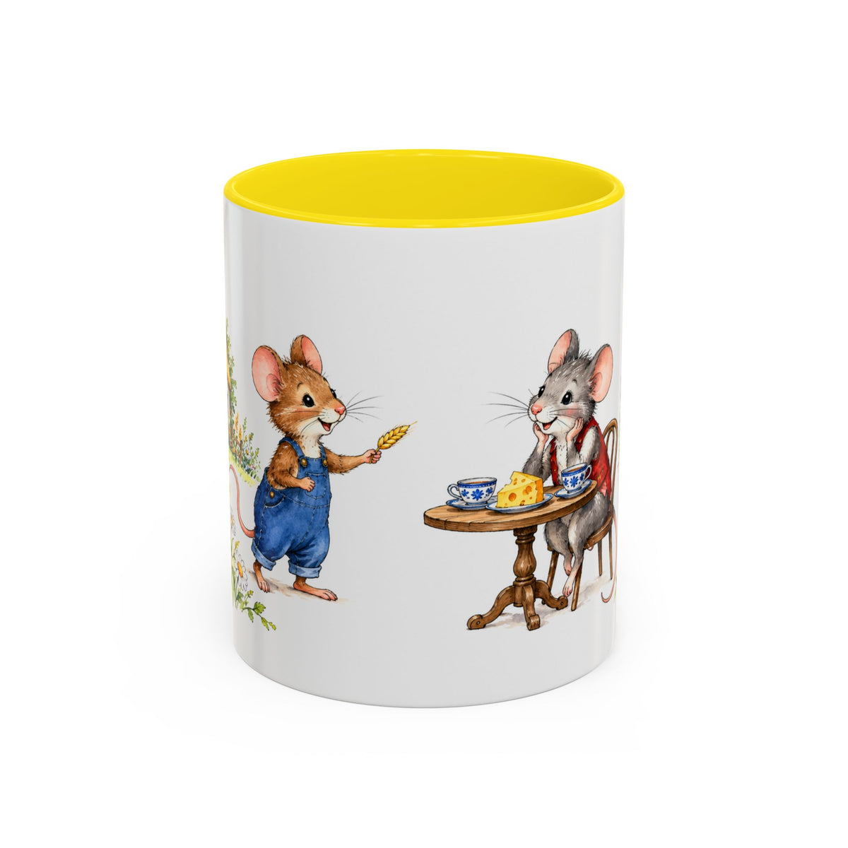 Town Mouse Country Mouse Mug | Storybook Tea Time Ceramic Mug (11oz/15oz)