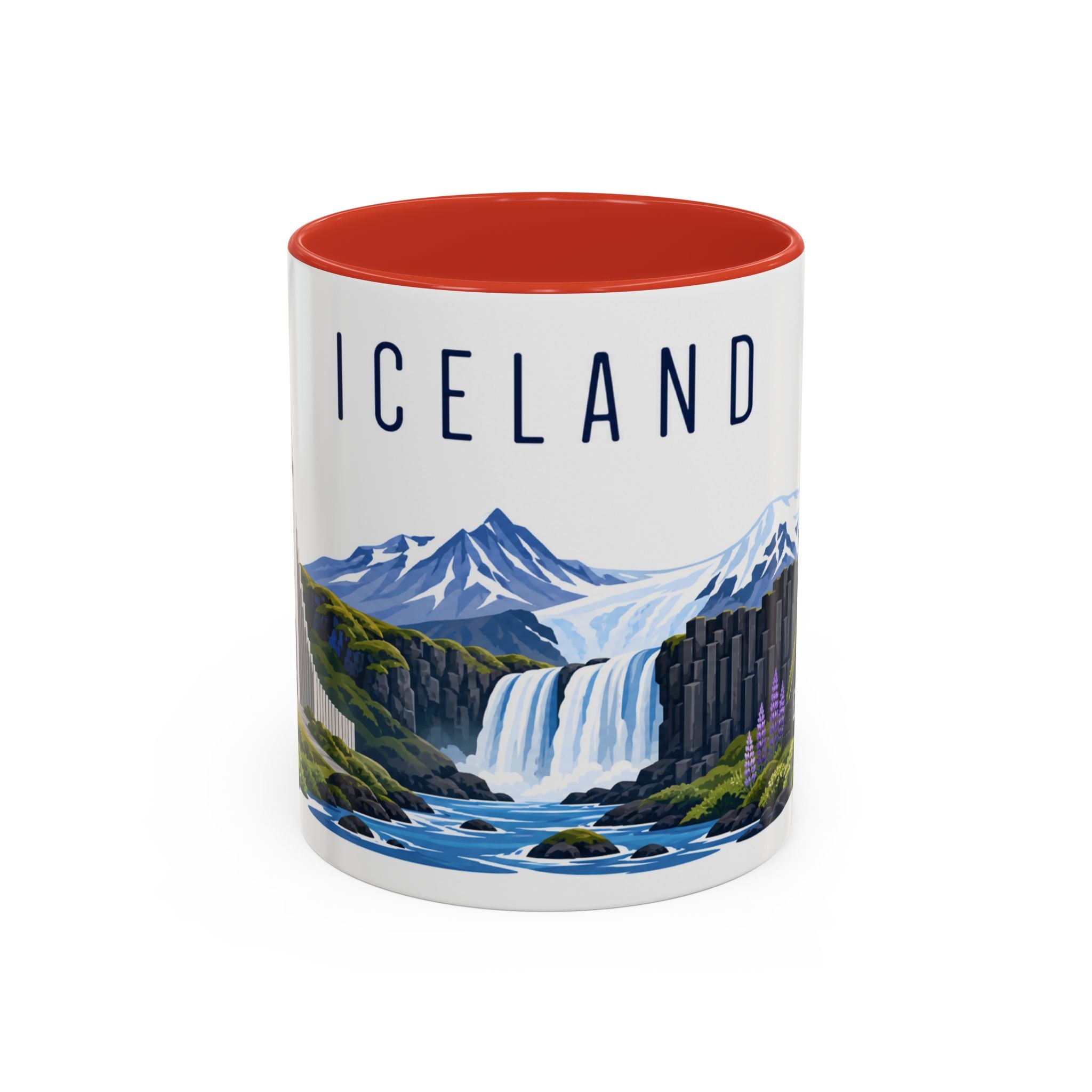 Iceland Coffee Mug | Travel Souvenir Accent Mug | Country Gift Ceramic Cup 11oz 15oz