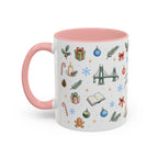 Portland Christmas Watercolor Mug | City Souvenir Coffee Cup (11oz 15oz)