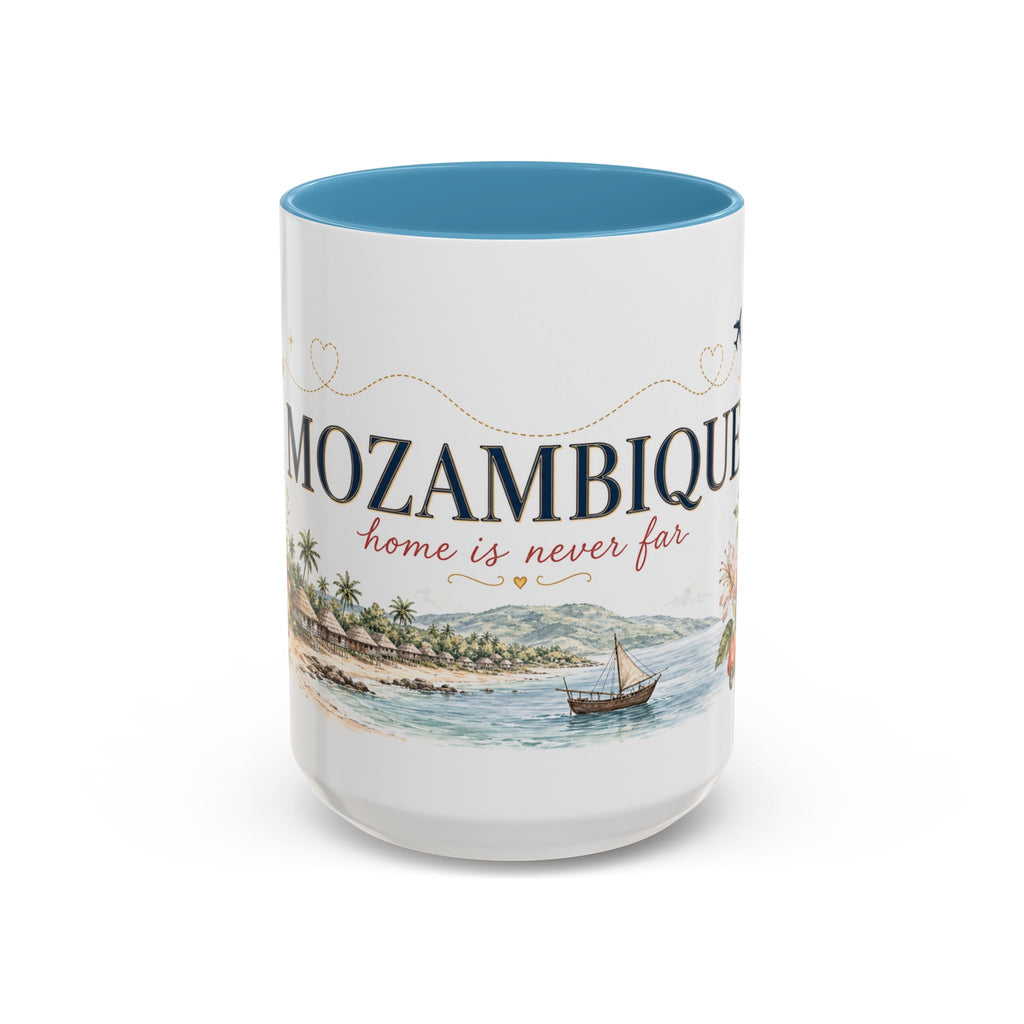 Mozambique Home Country Mug | Moving Away Gift | Long Distance Friendship | 11 oz 15 oz Accent Mug