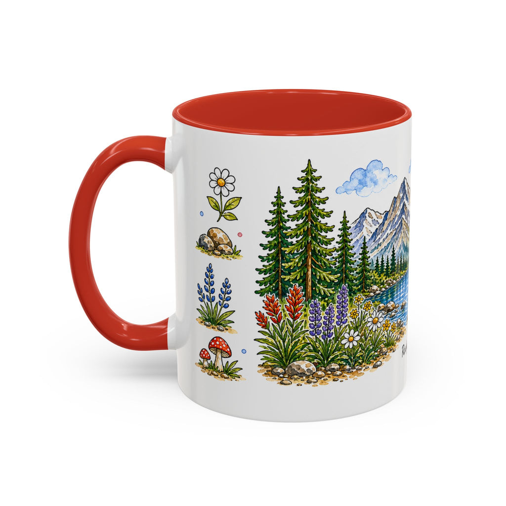 Rocky Mountain National Park Mug | US Travel Souvenir Accent Coffee Mug | 11oz 15oz Ceramic Cup