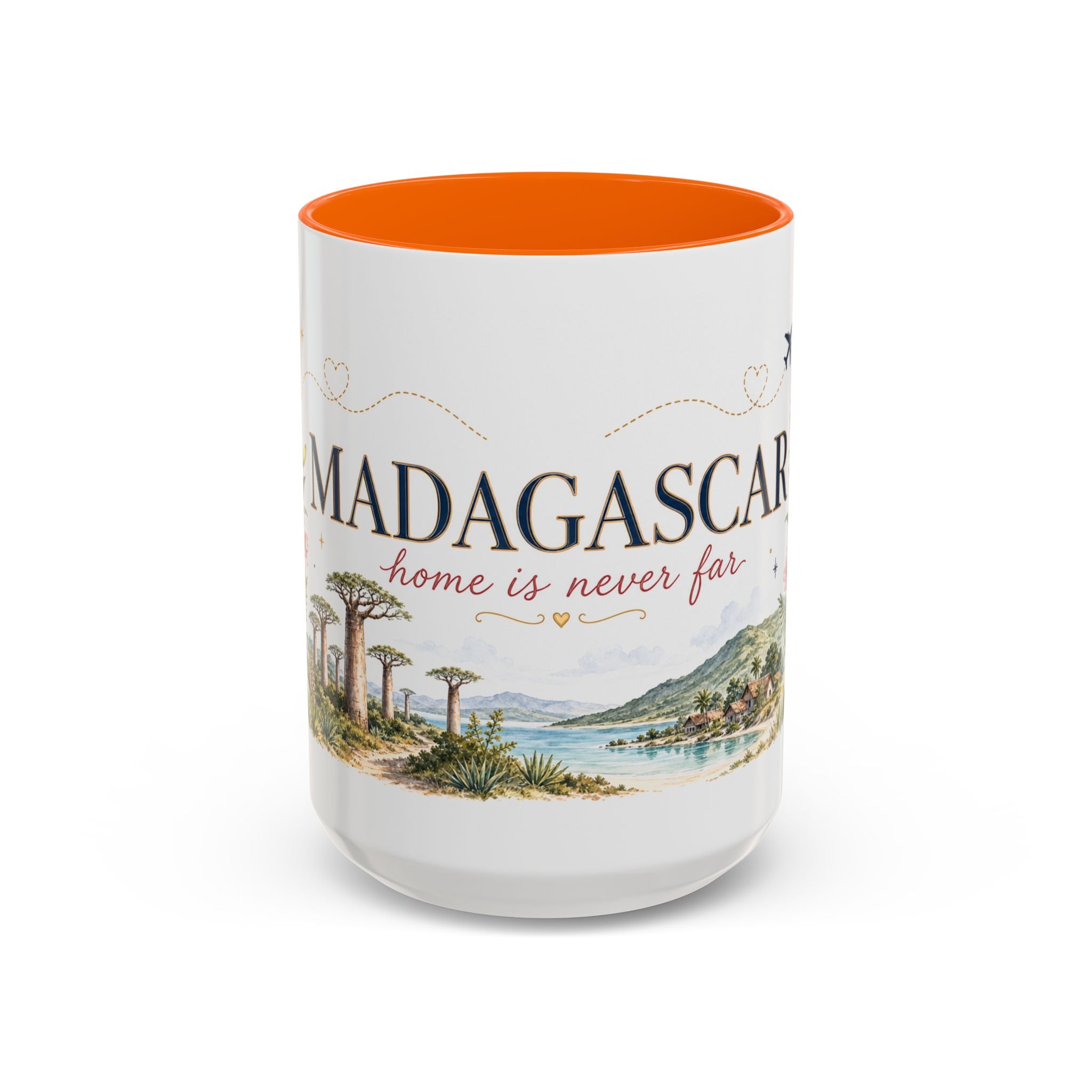 Madagascar Home Country Mug | Moving Away Gift | Long Distance Friendship | 11 oz 15 oz Accent Mug