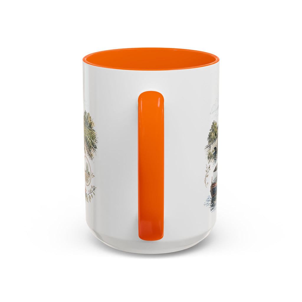 Loire Valley Mug, France Travel Souvenir, Bucket List Gift, Accent Ceramic Coffee Mug 11oz 15oz