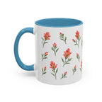 Wyoming Indian Paintbrush Mug, State Flower Floral Coffee Cup, 11oz Botanical Gift