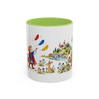 The Three Feathers Mug | Storybook Fairy Tale Accent Coffee Mug | EveryLegend