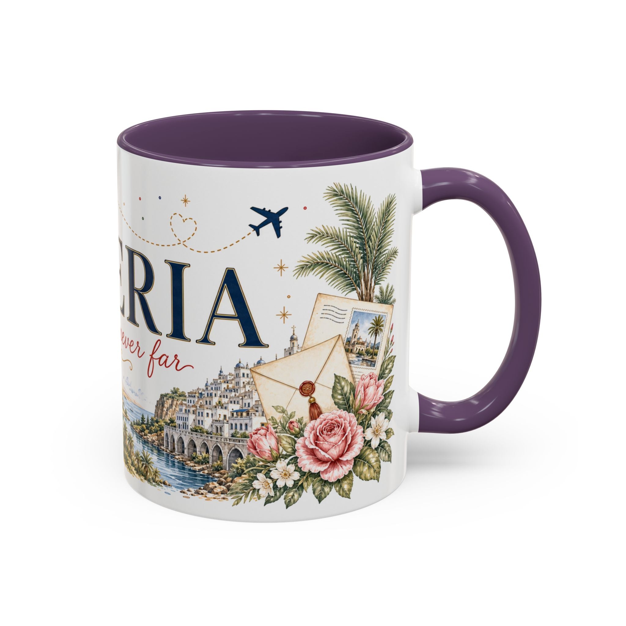 Algeria Home Country Mug | Moving Away Gift | Long Distance Friendship | 11 oz 15 oz Accent Mug