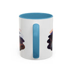 Haleakala National Park Coffee Mug | Solid Color Block Park Souvenir | 11oz 15oz Accent Mug
