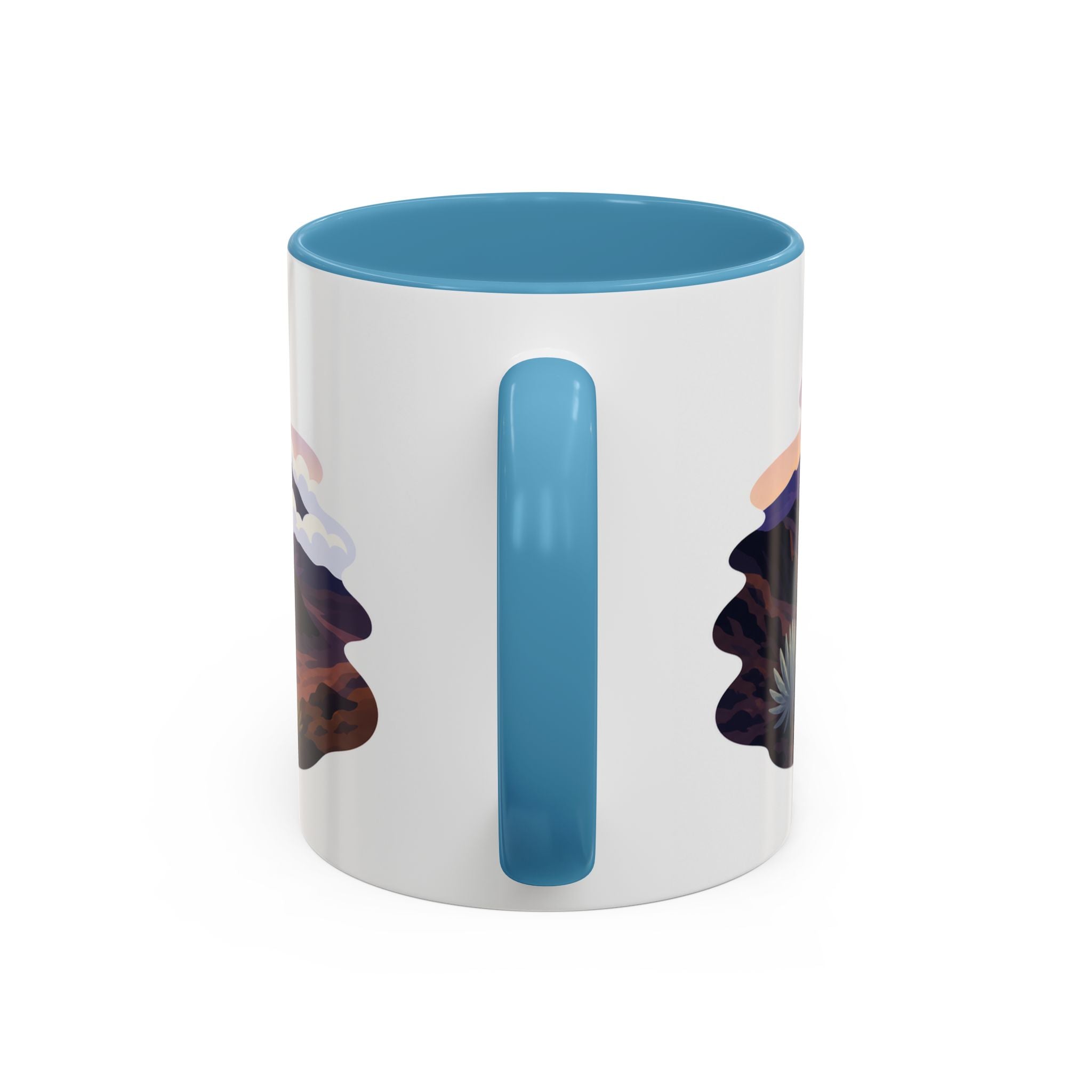 Haleakala National Park Coffee Mug | Solid Color Block Park Souvenir | 11oz 15oz Accent Mug