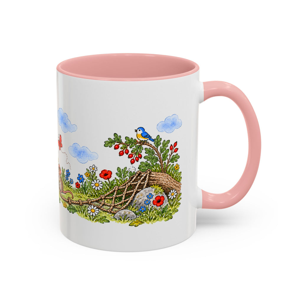 The Lion and the Mouse Mug | Storybook Fairy Tale Accent Coffee Mug | EveryLegend