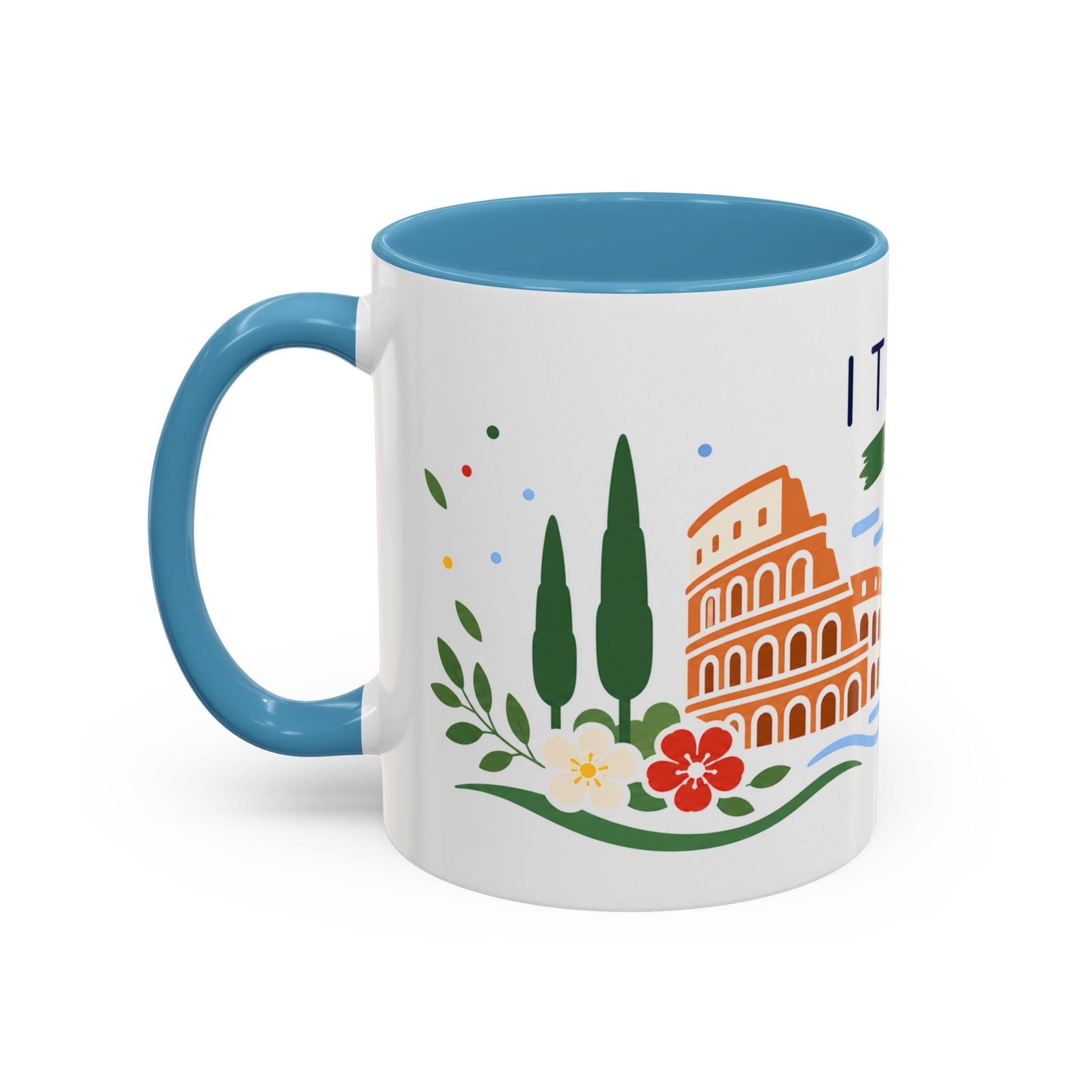 Italy Coffee Mug | Travel Souvenir Accent Mug | Country Gift Ceramic Cup 11oz 15oz